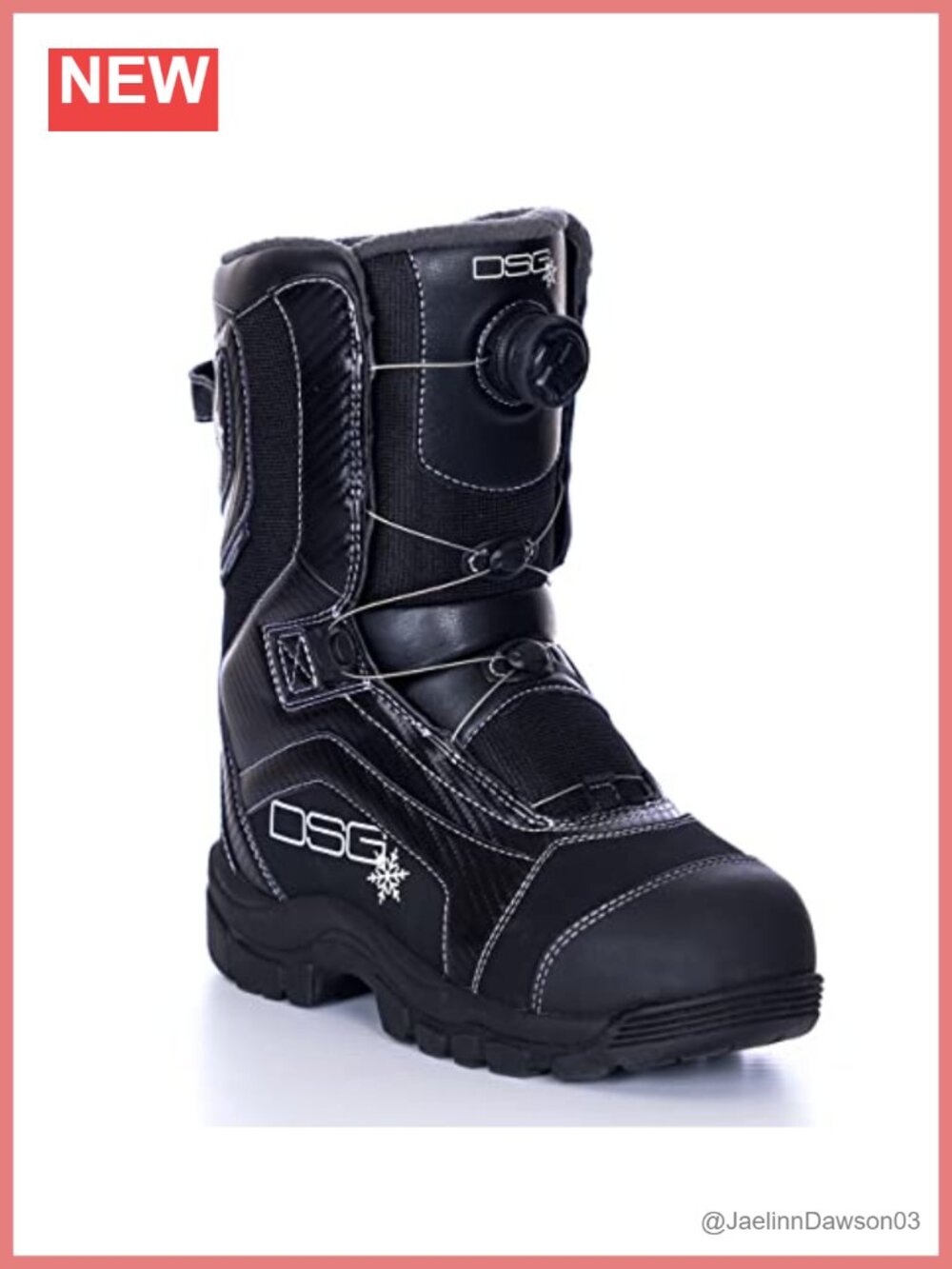 DSG Avid 2.0 Snow Boots Waterproof Insulated Quick-Lace Winter